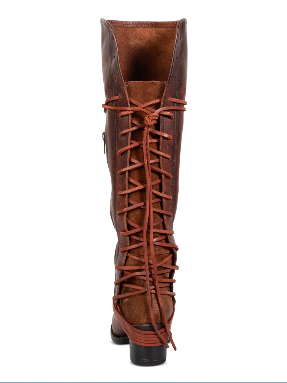 Freebird Coal Talk Leather Boots in Cognac - Picture 6 of 15